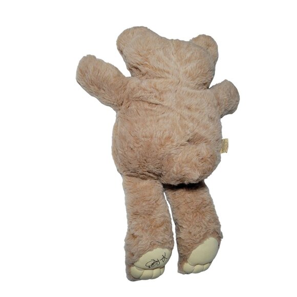 Vintage 80s Furskin Dudley Bear 22 inch Plush Xavier Roberts Overalls Boots Toy - Picture 8 of 15